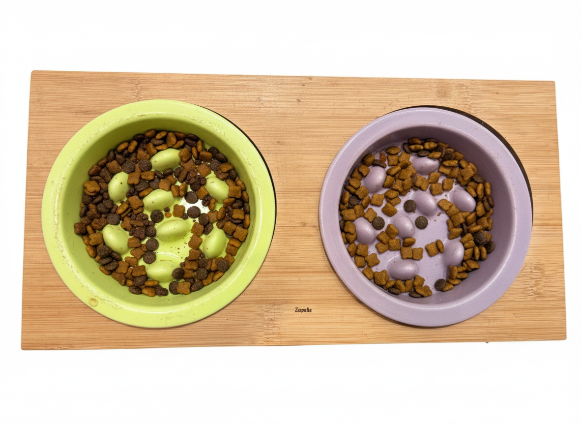 Zinpxlls Pet feeding dishes for Indoor Cats Small Dogs