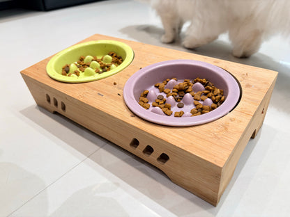 Zinpxlls Pet feeding dishes for Indoor Cats Small Dogs